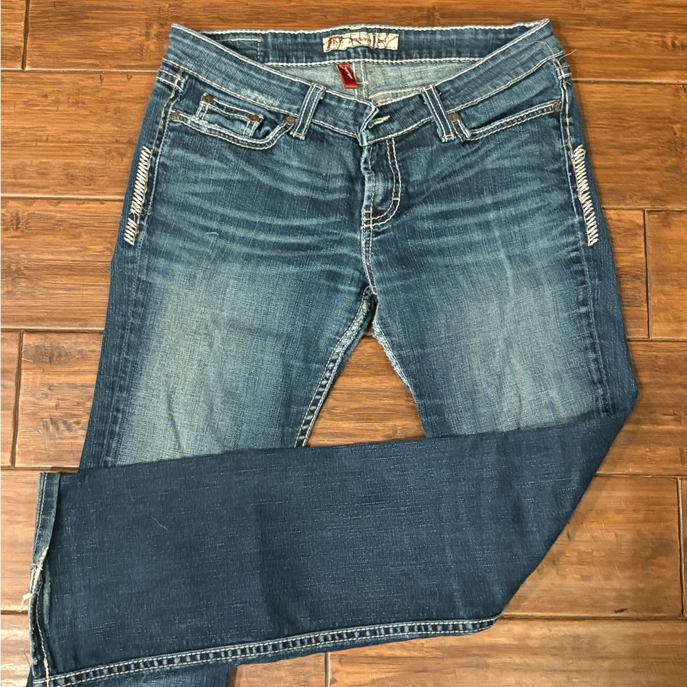 BKE Women's Boot Cut Jeans - Blue